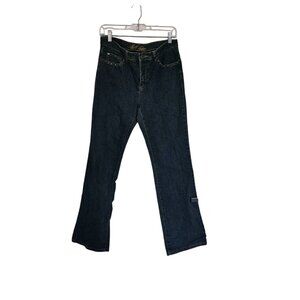Bill Blass Jeans womans Size 8‎ blue boot cut studded pocket